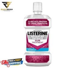 Image of Listerine Advanced Defence Gum Treatment Mouthwash 500ml Treats Gingivitis