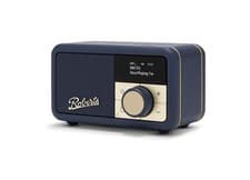 Image of Roberts Revival Petite 2 Radio DAB DAB+ FM Buit In Alarm Blue C Grade