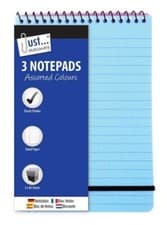 Image of 3x A6 Ruled Notebooks - Wiro Bound - 100 x 150mm - UK Seller