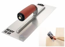 Image of TYZACK 14" Stainless Steel Pre - Worn Plastering Plasterers Trowel, 14458ERTG