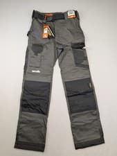 Image of Scruffs Pro Flex Trousers Workwear UK 28 Short Graphite Cordura W28 T54796 BNWT