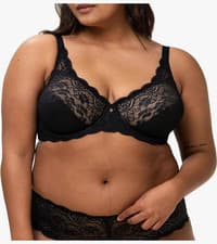 Image of Triumph Womens Amourette Wired Padded 300 W X Bra - Black - 38DD UK - NEW