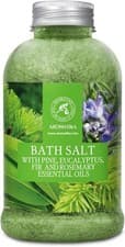 Image of Bath Salt with Pine & Eucalyptus & Fir & Rosemary Essential Oil 600 g - Sea Sal