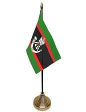 Image of THE RIFLES BRITISH ARMY DESKTOP TABLE FLAG 6"X4" 15cm x 10cm flags MILITARY