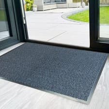 Image of Large Size Barrier Mats Dark Machine Washable Kitchen Hall Door Thin Bright Mat