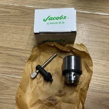 Image of 1 x Jacobs Keyed Chuck, Drill, Lathe, 41BA 3/8 sm slv CAP:0--3/8, MOUNT:3/8-24
