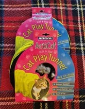Image of Ancol Cat Play Tunnel Toy + FREE Catnip Mouse Toy - 2 Pack