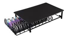 Image of NEW 60 / 64 TASSIMO T-DISC CHROME COFFEE CAPSULE POD HOLDER STAND / DRAWER