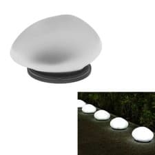 Image of Solar 4LED Pebbles Lights Outdoor Waterproof - Solar Rocks Garden Stone Light1pc