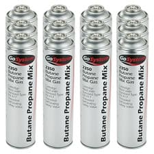 Image of GoSystem Butane Propane Mix Gas Cartridge Safety Valve 170g - 350g