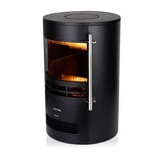 Image of Electric Stove Fire by Warmlite, Contemporary, Round, 2000W, Black, WL46022