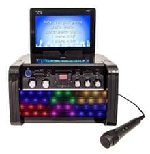 Image of Easy Karaoke EKS213BT Bluetooth CD+G Karaoke System with Disco Lights