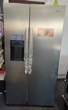 Image of Hotpoint HPG2 6573W XP4UK American-Style Fridge Freezer Silver