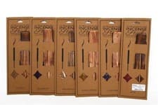 Image of 20 FRAGRANCED INCENSE STICKS WITH WOODEN HOLDER - VARIOUS SCENES
