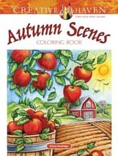 Image of Creative Haven Autumn Scenes Coloring Book