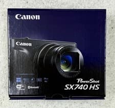Image of Canon PowerShot SX740 HS Compact Digital Camera Black 40x Optical Zoom from JP