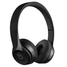 Image of BEATS Solo 3 Headphones Black Wireless Bluetooth Noise Cancelling Earphones