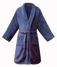 Image of Plush Cotton Terry Toweling Bathrobe Hotel Collection Robe for Men and Women