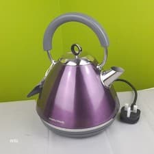 Image of Morphy Richards Kettle 1.5L, 360 Base Pyramid Accents Metallic Purple 102050