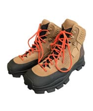 Image of AMBUSH lug sole hiking boots beige black leather ankle UK 10 EU 44 BNIB