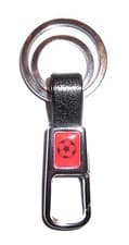Image of Double Loop Football Keyrings Soccer Keychain With Clasp