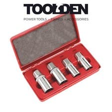 Image of Sealey AK723 Stud Extractor Set 4pc 1/2"Sq Drive Metric