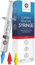 Image of Medi Grade Ear Wax Removal Syringe Natural Ear Cleaner for Safely Removing Ear