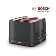 Image of Bosch MyMoment Infuse 1900W 4 Slice Toaster 7 Toast Settings Black TAT3M143GB
