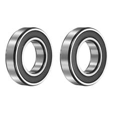Image of 2Pcs 6006-2RS Deep Groove Ball Bearing, 30x55x13 mm Double Rubber Seal Bearing