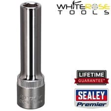 Image of Sealey Socket 8mm Deep 3/8"Sq Drive Premier WallDrive® Garage Automotive