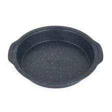 Image of Russell Hobbs Round Baking Pan Cake Pie Tin 26cm Nightfall Stone Blue Marble