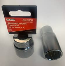 Image of Individual Chrome Vanadium Sockets - 1/2" Drive Short Deep 6 & 12 Sides Point