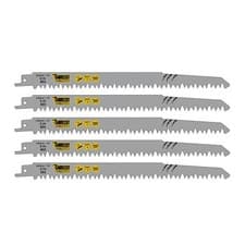 Image of 5 SabreCut S1531L Fast Cut Reciprocating Saw Blades Wood Universal Fit R1021L