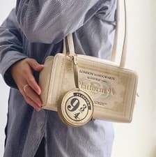 Image of Harry Potter x Flapper Hogwarts Express ticket motif shoulder bag Japan New