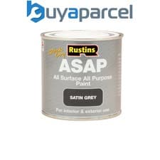 Image of Rustins ASAPAG250 ASAP Paint Grey 250ml RUSASAPGR250