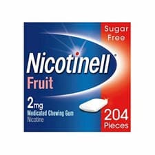 Image of New Nicotine Gum Quit Smoking Aid Fruit Flavour 2 Mg 204 Pieces Nic High Qualit