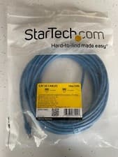 Image of StarTech Blue 10m Cat5e RJ45 male to RJ45 male patch cord cable. 45PAT10MBL