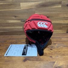 Image of Canterbury Raze Headguard Rugby Adults Size Small Red/Black New With Tags