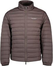 Image of Armani Exchange Jeans Quilted Down Padded Jacket Zip up Dark Gull Grey Italy