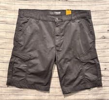 Image of Carhartt Force Relaxed Fit Cargo Work Short Sz 42 Gray Ripstop 11" Ins NEW NWT