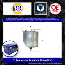 Image of Fuel Filter fits CITROEN DISPATCH VF7 1.6D 2007 on NAPA 1611659480 190197 1906E6
