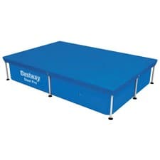Image of WALPLUS Bestway Flowclear Pool Cover 221x150cm Rectangular Pool Protection Cover