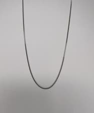 Image of 375 9ct Solid White Gold Diamond Cut Curb Link Necklace - 1.50mm - 16" 18" 20"