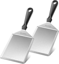 Image of Stainless Steel Griddle Spatula, 5 Wide Burger Spatula - Heavy Duty Hamburger T