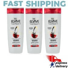 Image of 3X L'Oreal Paris Elvive Total Repair 5 Repairing Shampoo 400 ml