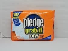 Image of Pledge Grab It Refills Disposable 16 Dry Dusting Cloths READ Orange Citrus Scen5