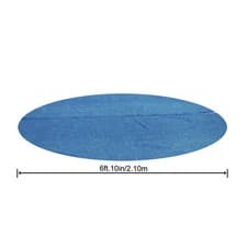 Image of 58060 Flowclear Swimming Pool Solar Cover 8' x 26" 2.44m x 0.66m By Bestway