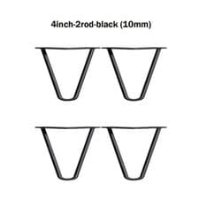 Image of 4 x Hairpin Metal Table Small Seat Coffee Cabinet Bench Legs 4" - 28" DIY Style