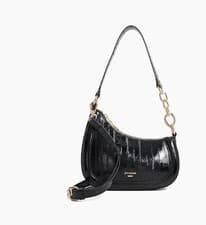 Image of Genuine Dune with original Tag - Direction Black Leather Bag Genuine - last one