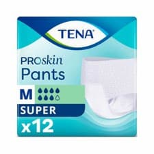 Image of TENA Pants Super Adult Pull Up Incontinence Pants Size Medium 1 x Pack of 12